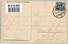1071 Chexbres 1920 Foto AK Pension La Charmille