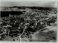 5705 Hallwil Foto AK Fliegeraufnahme