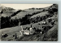 6383 Wiesenberg 1955 Foto AK Teilansicht mit Kirche AK