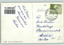 6383 Wiesenberg 1955 Foto AK Teilansicht mit Kirche AK