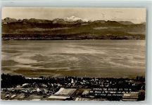 Signal-de-Bougy - Mt. Blanc et le Leman vus de la Terrasse de l'Hotel des Horizons Bleus
