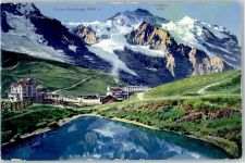 8702 Zollikon 1911 Lithographie Jungfrau Kleine Scheidegg AKU1