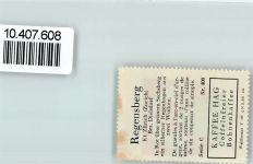 8158 Regensberg - Vignette Wappen Kaffee Hag 1920-1940 Regenbogen