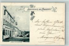 1304 Cossonay-Ville 1900 Foto AK Hotel d´Angelterre