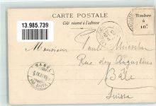 8307 Effretikon 1900 Lithographie Tracht Chalet d´Effretikon Village Suisse Ausstellung Paris 1900