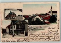 2540 Grenchen 1902 Gebrauchsspuren Geschäftshaus A. Niederhäuser Villa Obrecht-Schwendimann