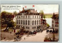 8703 Erlenbach ZH 1906 - Hotel Zum goldenen Kreuz Zürichsee