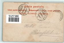 8803 Nidelbad Rüschlikon 1904 Gebrauchsspuren Hotel Belvoir bei Nidelbad