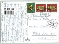 9507 Stettfurt 1958 Foto AK Schloss Sonnenberg Luftpost