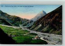 Grand St Bernard - Cantine de proz et route du Grand St. Bernard