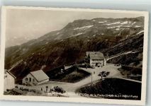 Furka Foto AK Omnibus Hotel Furka