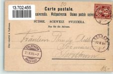 4147 Aesch BL 1898 BOAKC Lithographie Dornachbrugg