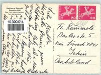 6376 Emmetten 1964 Gebrauchsspuren Gasthaus zur Eintracht