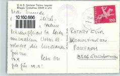 Cristallina - Ticino Bergwanderhaus Schweizer Flagge