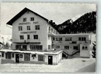 7563 Samnaun Dorf 1969 Winter Sport- Hotel Post Stammerspitze