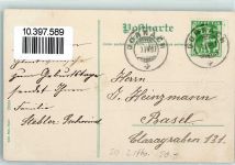 4147 Aesch BL 1903 Lithographie Schloss Angenstein