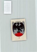 3270 Aarberg - Vignette Wappen Kaffee Hag ca 1920-1940 Adler