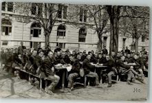 5600 Lenzburg Foto AK KaserneUniform Ort lt. Verlag