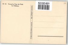 1814 Burier La Tour-de-Peilz Lithographie / Künstlerkarte Schloss