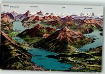 6330 Cham - Landkarte 3 Seen