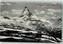 Riffelberg 1908 Gebrauchsspuren Matterhorn Bergstation Bergbahn Eisenbahn