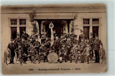 4133 Pratteln Gebrauchsspuren Musikgesellschaft Gruppenfoto