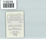 8132 Egg bei Zürich - Vignette Wappen Kaffee Hag ca 1920-1940