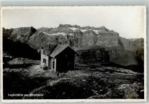 Leglerhütte 1945 Foto AK Feldpost Stabskp. Füs.Bat. 57 Kärpfstock