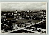 9200 Gossau SG Gebrauchsspuren Kirche Turm Foto AK