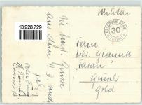 9200 Gossau SG Gebrauchsspuren Kirche Turm Foto AK