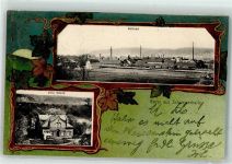 4133 Schweizerhalle Pratteln 1904 Lithographie Villa Glenk Fabrik Salinen