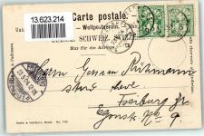 4133 Schweizerhalle Pratteln 1904 Lithographie Villa Glenk Fabrik Salinen