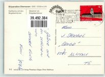 7134 Obersaxen Meierhof Winter Sportplatz Seilbahn Gasthaus