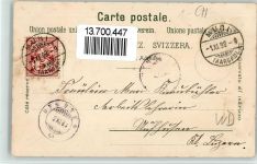 5630 Muri AG 1898 BOAKC Gasthaus Löwen Lithographie