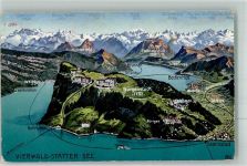 6362 Stansstad - Bürgenstock Vogelschau