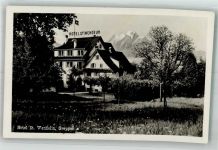 6404 Greppen 1940 Foto AK Hotel St. Wendelin