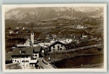 7477 Filisur 1945 Foto AK Gasthaus Rhätia Postamt