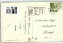 3000 Bern Berne Gebrauchsspuren Bär vermenschlicht Taufe sign. K. Gehri