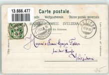 Uetikon am See Bahnhof Eisenbahn Kirche Bahnhof Schweiz 1902 Foto AK