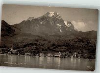 6052 Hergiswil NW 1914 Foto AK Pilatus