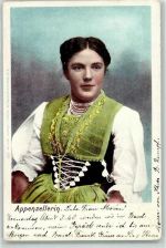 1901 - Appenzeller Trachtenfrau