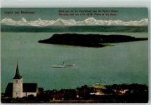 2514 Ligerz Gléresse - 1913 Bielersee Blick auf die St Petersinsel