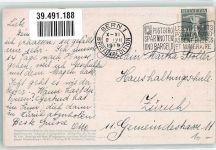 3000 Bern Berne Gebrauchsspuren Bauernmädchen Künstlerkarte Münger