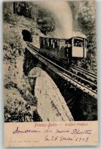 6053 Alpnachstad 1903 - Pilatus Bahn Wolfort Viadukt Zahnradbahn