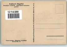 8854 Siebnen - Serie 35 Nr. 18 Kraftwerk Wäggithal Staumauer im Schräh Zuunftsbild taleinwärts gesehen