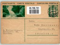 6760 Faido Ganzsache 10 Rappen Piumogna-Waserfälle