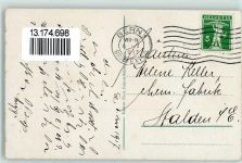 3000 Bern Berne 1917 Künstlerkarte Tours de Berne Eglise des Vieux Catholiques sign E. S. Delvaux