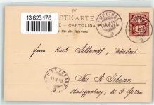 8310 Kemptthal 1898 Lithographie Fabrik Maggi Bahnhof Eisenbahn