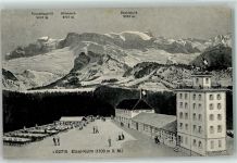 8835 Feusisberg 1913 - Etzel-Kulm Vrenelisgärtli Glärnisch Bächistock Wappen