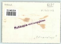 6285 Hitzkirch Gebrauchsspuren Flugzeug Patent 1945 Fallschirm Fotomontage